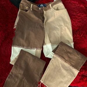 Hollister Patchwork Jeans